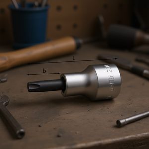 High Quality 1/2'' USAG Socket <b>Bits</b> for <b>TORX</b> Screws Efficient Fastening Product - Product Image 3