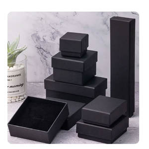 Caja de joyería de papel Kraft, anillo, collar, pulseras, brazaletes, embalaje, caja de exhibición de regalo, caja, envoltura de regalo para fiesta de cumpleaños de boda - Product Image 3