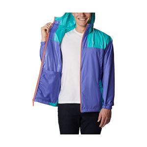 Chándal de nailon cortavientos deportivo para hombre con bloque de color al por mayor, conjuntos cortos de chaqueta con cremallera de 2 piezas, ropa de calle para hombre - Product Image 5