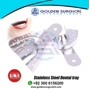 Plateau d'empreinte dentaire orthodontique en alliage d'aluminium, plateaux d'empreinte dentaire, instruments dentaires en aluminium - Product Image 3