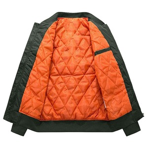 Men Nylon High Quality Custom Wholesale Satin Varsity Letterman <b>Baseball</b> <b>Bomber</b> <b>Jacket</b> for Men - Product Image 3