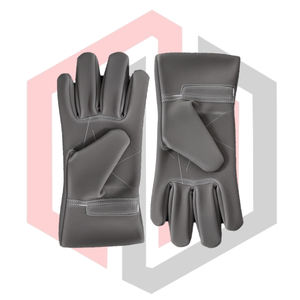 ถุงมือกันความร้อนสูง สีเทา วัสดุสั่งทำพิเศษ ป้องกันไฟและความร้อน ใช้งานทั่วไป ทนทาน หนา 7 ออนซ์  ข้อมือถัก - Product Image 4