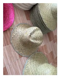Chapéu de palha mexicano Sombrero de palha de verão personalizado por atacado do fornecedor 99 Gold Data Vietnã - Produtos mais vendidos