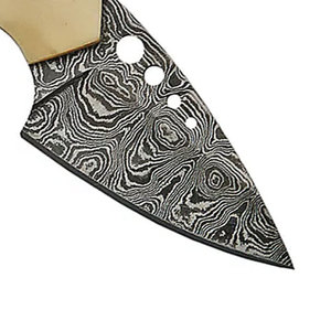 Couteau de skinner fait à la main en acier damas à lame forgée fixe chasse Camping taille personnalisée couteau de skinner fait à la main - Product Image 5