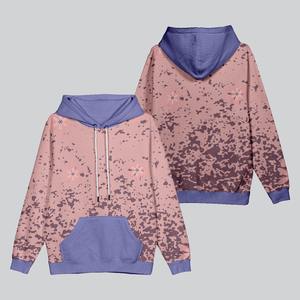 Sudaderas con capucha informales de talla grande para mujer, Jersey de invierno y otoño, sudadera con patrón sólido, logotipo personalizado, sublimación, longitud corta - Product Image 4