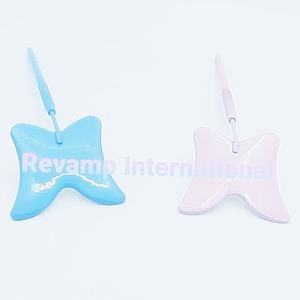 Pinces à épiler professionnelles de haute qualité en acier inoxydable en forme de papillon pour extensions de cils avec logo et emballage personnalisés - Product Image 2