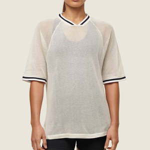 เสื้อฟุตบอลตาข่ายแฟชั่นแบบไล่เฉดสี ดีไซน์ใหม่ล่าสุด พร้อมบริการออกแบบตามสั่ง เสื้อกีฬาตาข่ายแบบสั่งทำพิเศษ - Product Image 2