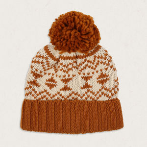 OEM Unisex Winter Warm <b>Knitted</b> Acrylic Jacquard Beanie Custom Logo Eco-Friendly Travel Design Handmade <b>Bobble</b> <b>Hat</b> Ski Applicable - Product Image 3