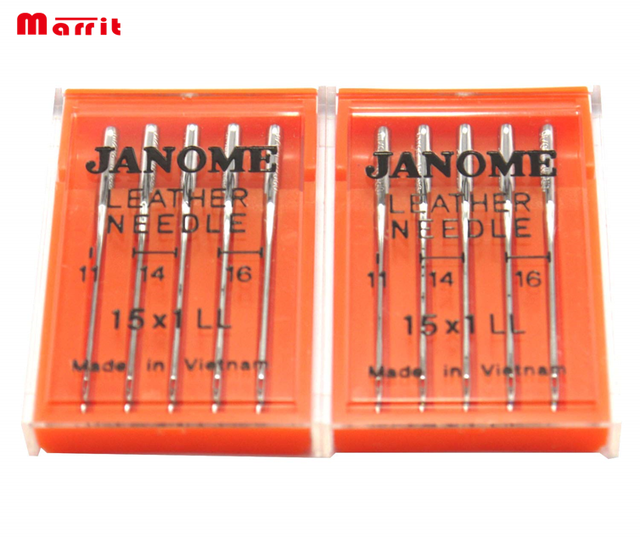 #990600000A   LEATHER NEEDLES 15*1LL for JANOME SEWING MACHINE