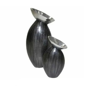 New Arrival Designer Aluminum Flower <b>Vases</b> Antique Finishing Flower <b>Vases</b> With Handmade Decoration At Affordable Price - Product Image 1