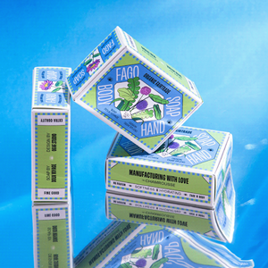 Vente en gros de boîtes d'emballage en papier kraft en carton recyclé personnalisées pour savon - Product Image 1