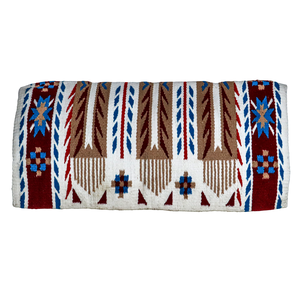 Couverture de selle Western Show en laine tissée à la main personnalisée polycoton doublé rodéo défilé de chevaux fournisseur en gros OEM - Product Image 1