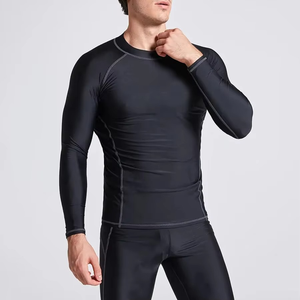 2025 Rash Guard à manches longues pour hommes imprimés sur mesure MMA Protection respirante et UV pour le surf et la plongée - Product Image 2