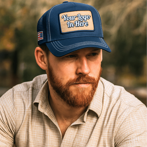 <b>Promotional</b> <b>Cap</b> Poly Mesh Baseball Sports <b>Caps</b> with Custom Logo Embroidery on Patch Trucker <b>Hats</b> Headwear From Vietnam - Product Image 5