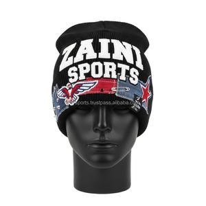 Gorro Premium para mujer, gorro 350 GSM, tejido cálido de punto acanalado suave, logotipo bordado personalizado, ropa de calle, gorro de estilo Jacquard, gorro - Product Image 1