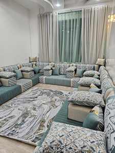 Sofá estilo Majlis árabe, diseño clásico, elegante conjunto para sala de estar, asientos de esquina de lujo, diseño que ahorra espacio - Product Image 3