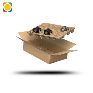 Bandejas de pulpa moldeadas ecológicas personalizadas adecuadas para varios embalajes de regalo y embalaje de transporte. - Product Image 6