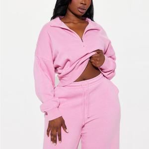 Nouveauté Survêtement Femme Survêtements 2 pièces Ensemble de survêtements de sport de haute qualité personnalisés 2 pièces Fabriqué au Bangladesh - Product Image 3