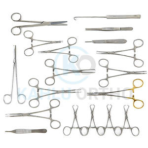 Juegos de instrumentos quirúrgicos veterinarios reutilizables de acero inoxidable de alta calidad para diagnóstico e inyección de KAHLU ORTHOPEDIC - Product Image 1