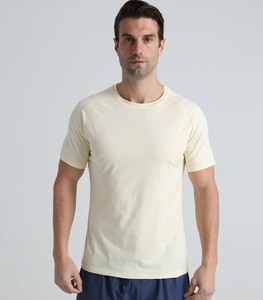 เสื้อยืดออกกำลังกายผู้ชายไซส์ใหญ่ ผ้าฝ้าย สไตล์อเมริกัน-ยุโรป ลายสีดำ แขนสั้น ลำลอง ทรงหลวม โอเวอร์ไซส์ ยาว - Product Image 4