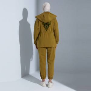 Ensemble de Survêtement Sportif à Capuche, Hijab Actif, Yoga, Écologique, Grande Taille, Coupe-Vent Islamique pour Femmes Musulmanes - Product Image 2