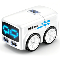 Voiture RC Mini Bus Intelligente 2.4G, Multi-modes Inductifs, Rechargeable Type-C, Vente en Gros pour Enfants SQN