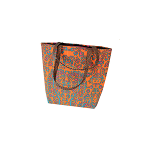 กระเป๋าสะพายไหล่สำหรับช็อปปิ้งผ้าปอกระเจาย้อมสีพิมพ์ลายเป็นมิตรกับสิ่งแวดล้อมคุณภาพระดับพรีเมี่ยม - Product Image 1