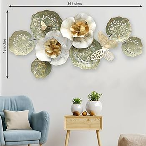 Colgantes de pared de metal de alta calidad de lujo ARTES DE Metal indio hogar restaurante pared arte decoración de pared piezas de decoración del hogar - Product Image 2