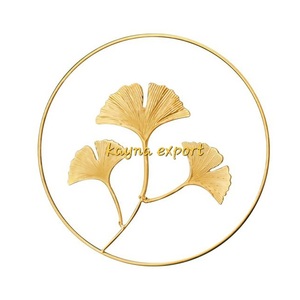 Nouveau design moderne grand art mural Artisanat Aluminium Métal Corail design Forme ronde Art mural en métal - Product Image 4