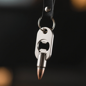 Ouvre-bouteille plat personnalisable en métal en alliage de zinc en acier inoxydable avec impression de logo personnalisée à la main de style populaire - Product Image 3