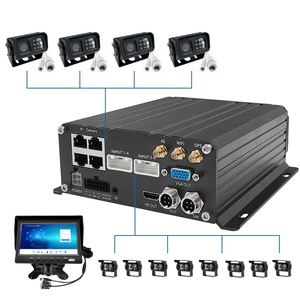 เครื่องบันทึกวิดีโอเคลื่อนที่ NVR  4CH 8CH 12CH  ตัวเลือก 4G WIFI GPS สำหรับรถโดยสารประจำทางในเมือง  พร้อมระบบ ADAS  DMS  BSD  APC - Product Image 4