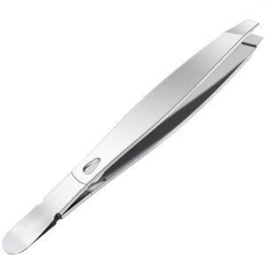 Pinzas para Cejas Duraderas y Personalizadas al Por Mayor, Pinzas Inclinadas de Acero Inoxidable para Depilación para Mujeres y Hombres - Product Image 1