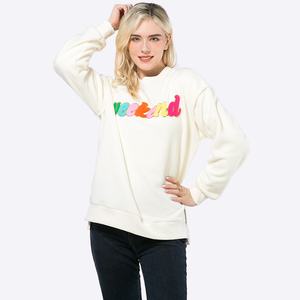 Custom Women Winter Pullover <b>Mock</b> Neck Front Logo Long Sleeves Casual Fleece - Product Image 1