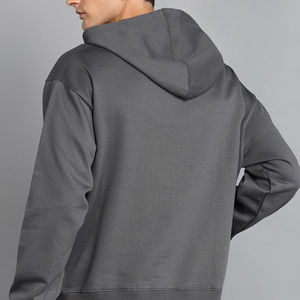 High Quality Black Cotton Blended French Terry Skull Rhinestone <b>Hoodie</b> <b>Men's</b> Custom <b>Men</b> Full Zip Rhinestone Hoodies for Winter - Product Image 4