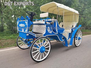 Royal Passenger Carriage en limusina Estilo Personalizado Turismo al aire libre Eventos especiales DST Exports English Style Horse Buggy - Product Image 4