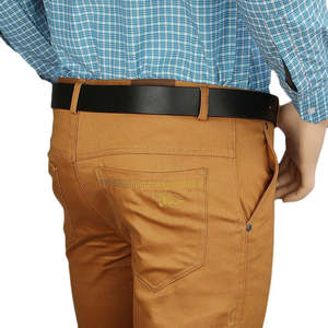 เชส วาเลว์กางเกงลำลองผู้ชายผ้าฝ้าย-มัสตาร์ดไซส์ 30 300 กรัม - Product Image 4
