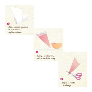 24 Bolsas Desechables para Decoración de Pasteles LA DOLCETTERIA Transparentes 5210 para GP & ME, 30 cm de Longitud - Product Image 2