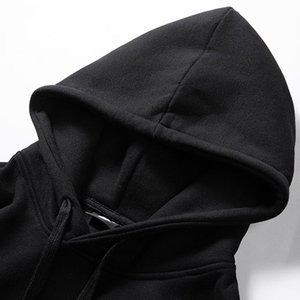 Polaire vierge mode sweats à capuche hommes pull en gros sweat à capuche unisexe pas cher solide à capuche en vrac Sudaderas Con Capucha - Product Image 2