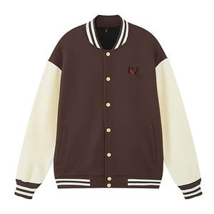 Chaqueta Letterman Atemporal para Hombre, Reversible, Ligera, Informal, para Uso Diario, Ajuste Cómodo, Perfecta para el Día a Día - Product Image 1