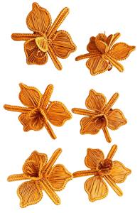 ห่วงรัดผ้าเช็ดปากหวายดอกไม้สำหรับตกแต่งโต๊ะที่หรูหราการจัดห้องรับประทานอาหารและงานปาร์ตี้มีสไตล์โฮสต์นำเสนอจากอินเดีย - Product Image 6