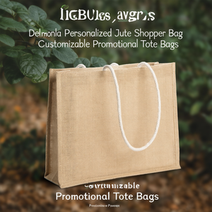 Borsa Shopper Personalizzata in Juta Delmona, Borse Promozionali Personalizzabili - Product Image 3