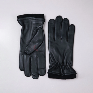 Vente chaude gants en cuir de mouton véritable gants d'hiver doux et chauds pour un usage quotidien prix d'usine direct pas cher - Product Image 1