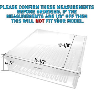 Nuevo Contenedor de Plástico para Carnes para Refrigerador Frigidaire de Lifetime Appliance 240342830 - Product Image 2