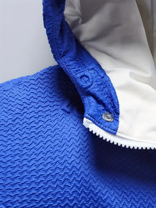 Chaqueta acolchada de burbujas de invierno de alta calidad para hombre, decoración de piel de cuero liso con estampado de capucha, calidez para exteriores de talla grande, superventas - Product Image 2