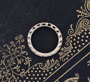 Bracelet Moissanite en or massif 14 carats taille émeraude avec demi-lunette 1.90 TC Set Eternity Minimalist Matching Jewelry Gift for Her - Product Image 2