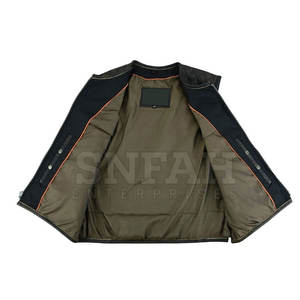 Gilet sans manches décontracté de haute qualité pour homme, en cuir respirant, design tendance pour la saison hivernale, pour les loisirs 2024 - Product Image 5