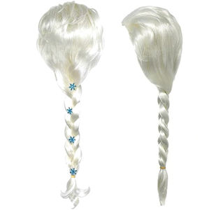 <span class=keywords><strong>Peluca</strong></span> <span class=keywords><strong>de</strong></span> Cosplay <span class=keywords><strong>de</strong></span> princesa congelada para <span class=keywords><strong>disfraz</strong></span> <span class=keywords><strong>de</strong></span> Halloween - Product Image 4