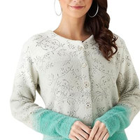 Großhandel Damen Casual Langarm Baumwolle/Wolle Strickpullover Offene Vorderseite Cardigan Locker Atmungsaktiv Übergröße Knitterfrei Schnelltrocknend