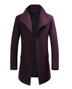 Dernier modèle de Trench-coat en laine pour femmes personnalisé vierge Meilleure vente en gros de longs manteaux pour femmes de grande taille - Product Image 4