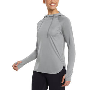 Sudadera con capucha de protección solar UPF UV para mujer, camisa de manga larga SPF Dry Fit, camisa para el sol, rendimiento al aire libre, pesca, senderismo, camisas con capucha - Product Image 4